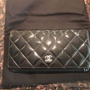 Patent Chanel Wallet